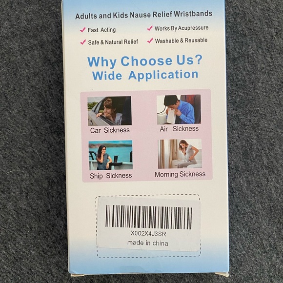 NWT/SEALED/UNOPENED LYJEE Anti Nausea Bands Motion Morning Sickness Wristbands - Picture 2 of 4